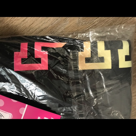 💗VS PINK BLACK RAINBOW OMBRÉ LOGO SKINNY JOGGERS - Picture 9 of 9